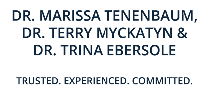 Dr. Marissa Tenenbaum, Dr. Terry Myckatynm and Dr. Trina Ebersole
